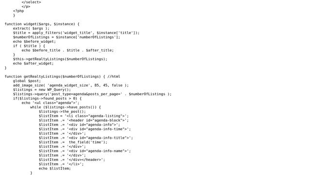 Wordpress: Custom post type in Custom widget - $listItem смотреть онлайн