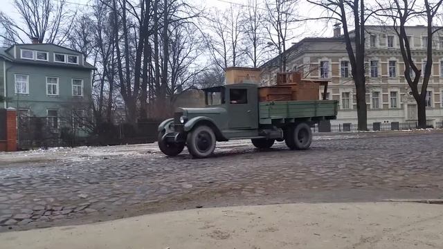 Retro russian WW2 Truck ZIS 5--- Redut Film ---( Reklāma) / ЗИС 5 Грузовик CCCP. смотреть онлайн