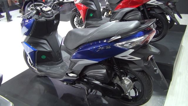 SYM Jet 14 125i Blue (2020) Exterior and Interior смотреть онлайн