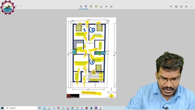 24 X 43 feet House Plan | घर का नक्शा 24 फ़ीट X 43 फ़ीट | Ghar ka Naksha смотреть онлайн