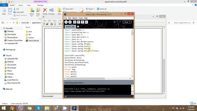 Processing IDE with Telnet Client смотреть онлайн
