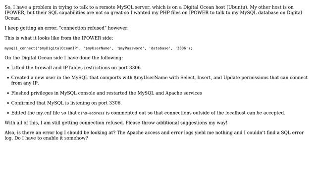 DevOps & SysAdmins: Connecting To Remote MySQL Server - Connection Refused смотреть онлайн
