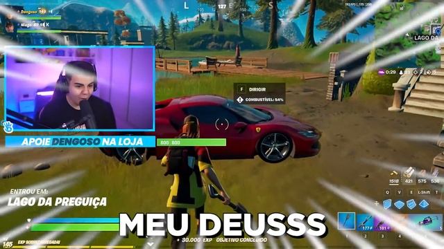 *NOVA* FERRARI CHEGOU!! TESTANDO O MELHOR CARRO DO FORTNITE!! (SUPER RÁPIDO) смотреть онлайн