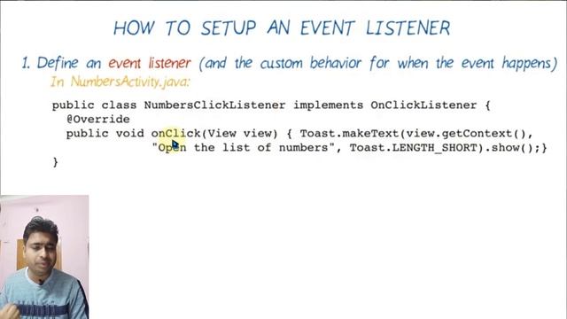 Class 80 - Setting Up Event Listener | Android App Development Complete Course In Hindi смотреть онлайн