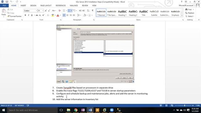 Post Installation of SQL SERVER | Configuration смотреть онлайн