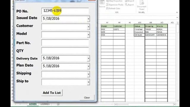 Login form with data entry form using excel смотреть онлайн