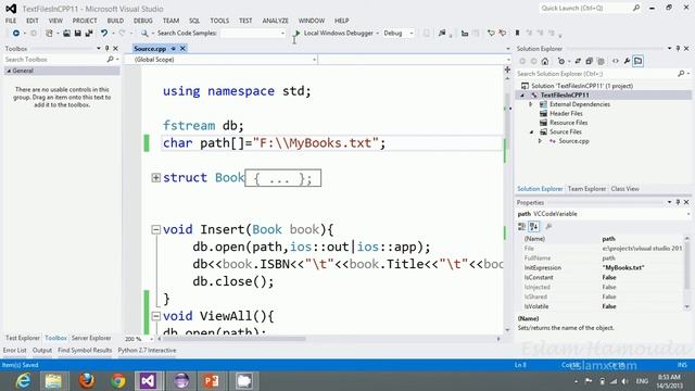 9-TextFiles In C++ | تصميم الواجهة بالجافا وارسال واستقبال البيانات منها смотреть онлайн