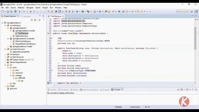 Step 2. Spring Boot data with JPA and MySQL Connector смотреть онлайн