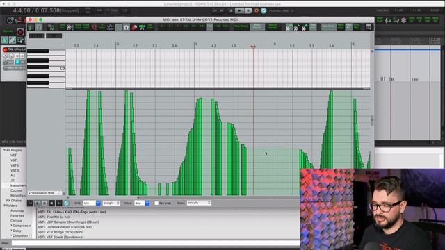 Using a MIDI expression pedal with REAPER смотреть онлайн