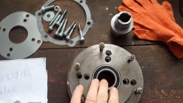 Т-012 . Перехідна плита для китайського двигуна на мінітрактор. смотреть онлайн