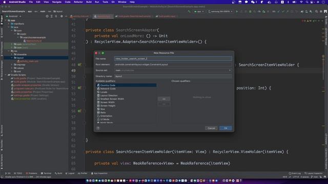 android recyclerview search screen example | android recyclerview search screen tutorial | beginner смотреть онлайн