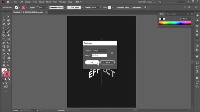 Create 3D slices text effect for poster design | Adobe Illustrator Tutorial смотреть онлайн