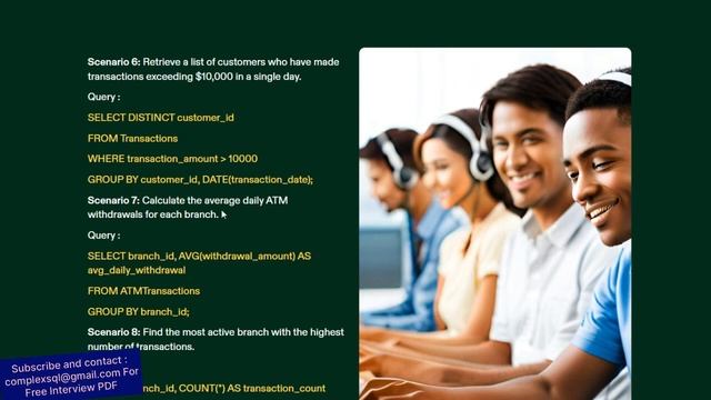 SQL Scenario based Interview Questions with answers - Banking Domain #sql #sqltips смотреть онлайн