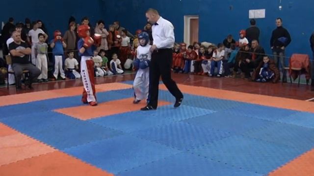 Гриченюк Юрий 1.1 ЛАЙТ 14.02.16 Чемпионат и Первенство г.Севастополь по кикбоксингу WAKO