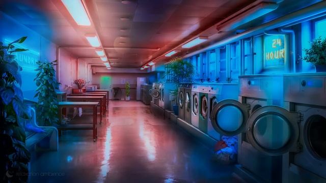 Soothing Laundromat Ambience ?? Washer & Dryer Laundromat Sounds, Relaxing White Noise ??? 10 Hours