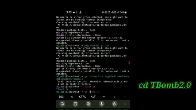 how to install TBOMB2.0 in termux tool send sms and call ultimate 100%working tool/#termux смотреть онлайн
