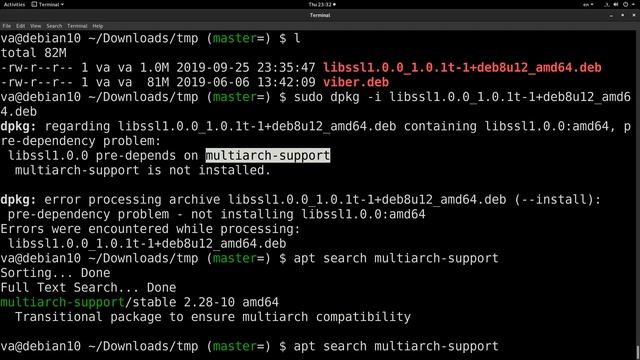 Install Viber on Linux (Debian 10) смотреть онлайн