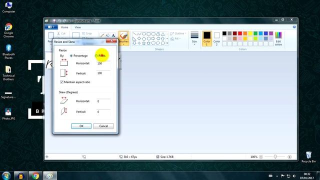 How to #34 Resize photo and signature using MS Paint and Photoshop смотреть онлайн