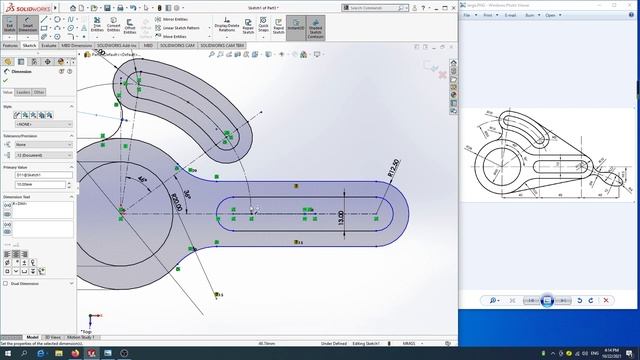 SolidWorks ພື້ນຖານ 2D Sketch[Ep.3] смотреть онлайн