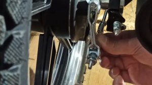 Мопед alpha rx, настройка тормозов.