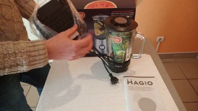 Стационарный блендер MAGIO MG 651 смотреть онлайн