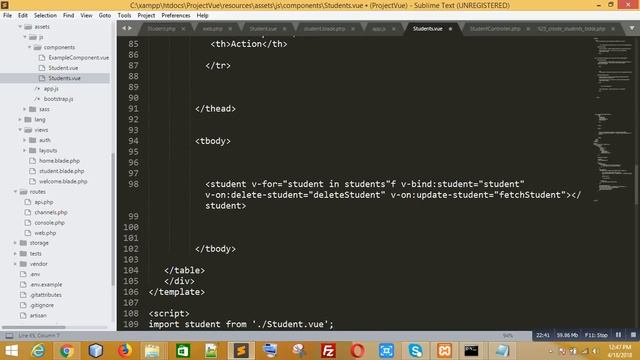 LARAVEL 5.6 VUE JS 2 CRUD Demo(bangla) смотреть онлайн