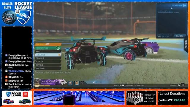 [LIVE] Super Dodge Ball + Rocket League (Switch) - Playing Matches with Viewers! [EN/FR] смотреть онлайн