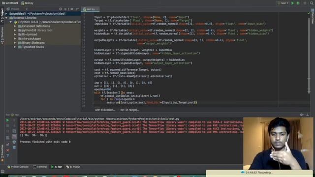 Deep Learning Tutorial in Python #6 - Creating Optimiser and Training the Network Part-2 смотреть онлайн