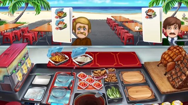 NEW! Cooking Fever, Level 33, Thai Food Stall/Кухонная Лихорадка, Уровень 33, Тайская закусочная! смотреть онлайн