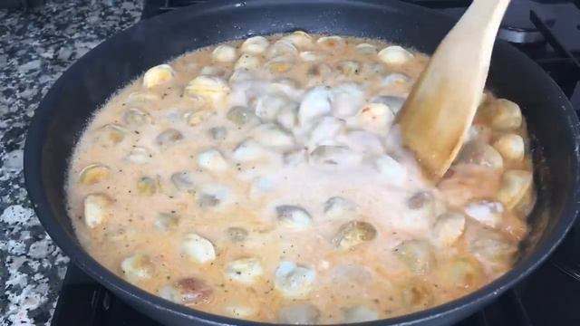 Пельмени на сковороде! НАСТОЯЩЕЕ ОБЪЕДЕНИЕ!!!