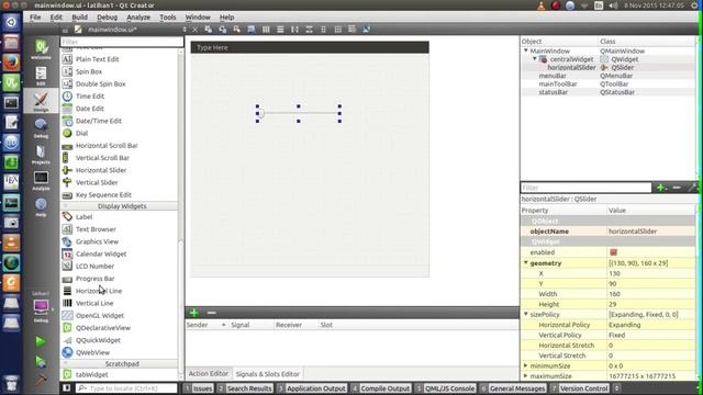 Tutorial Qt Designer 1: Horizontal Slider and Progress Bar смотреть онлайн