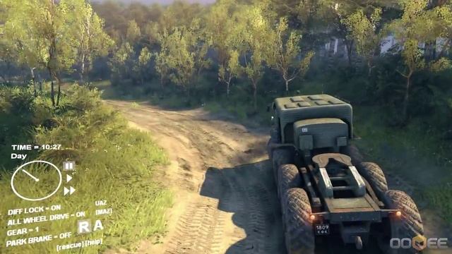 Spin Tires 2013 Tech Demo Jun 4 ) Update - Map Extended - Driving the MAZ 535 Truck Part 4 смотреть онлайн