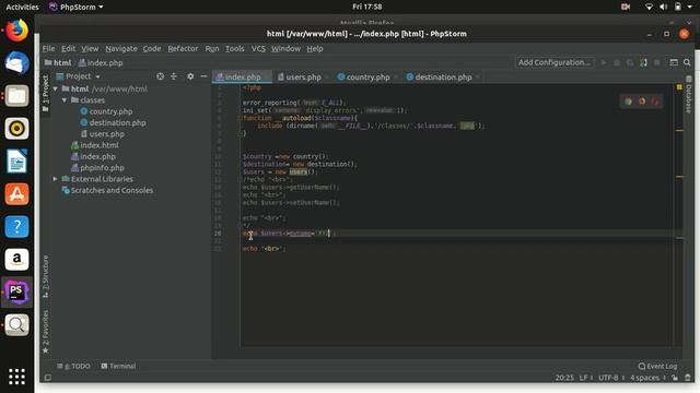 magic method in php (__set()) смотреть онлайн