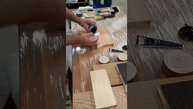 Мастер-класс "Арсенал Мастера РУ". Покрываем поверхность Бейцами Osmo Ol-Beize смотреть онлайн