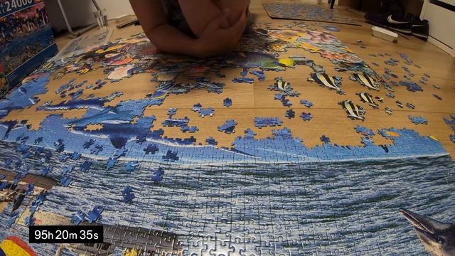 Educa Life Puzzle (24000 pieces) Timelapse 184 hours смотреть онлайн