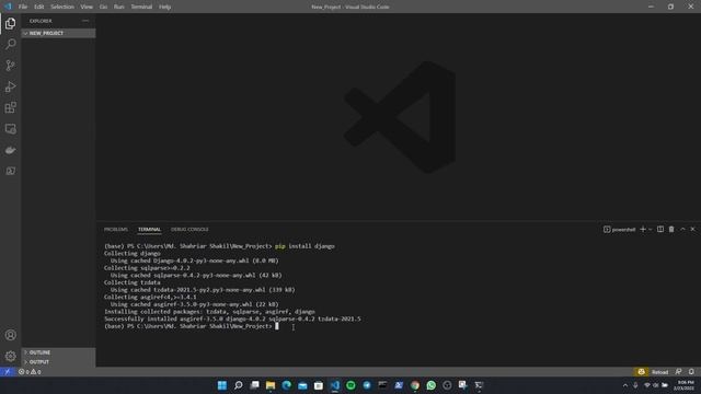 Django Install & Create Project Tutorial смотреть онлайн