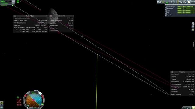 Kerbal Space Program - Real Solar System Career #5 Цель - Луна смотреть онлайн