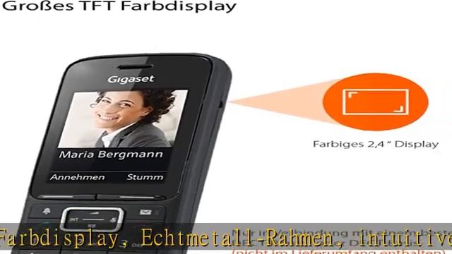 Gigaset Premium 300HX & Box 100 Basis - DECT-Mobilteil mit Ladeschale – hochwertiges Schnurloses Te смотреть онлайн