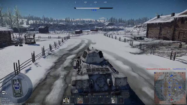 Ночные покатушки в War Thunder.Танки второй мировой. смотреть онлайн