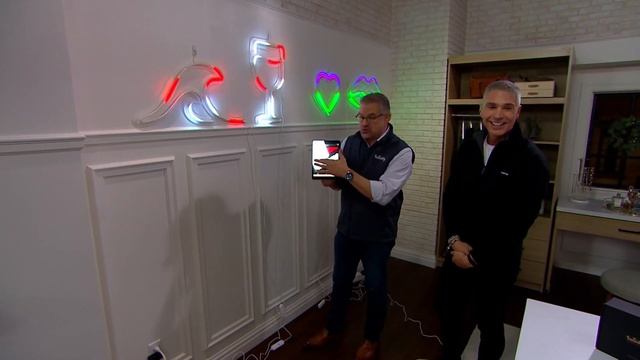 Twinkly Flex Set of 2 6.5' Flexible Smart LED RGB Light Tubes on QVC смотреть онлайн
