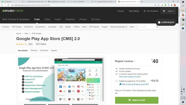 Google Play App Store CMS 2.0 Php script download || 9apps Clone Script смотреть онлайн
