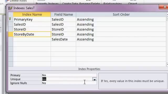 Microsoft Access Composite Key Index Tutorial смотреть онлайн