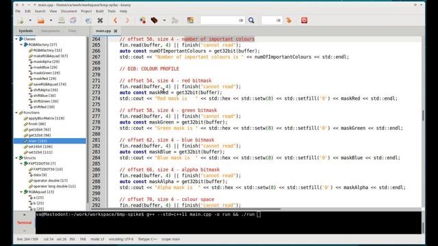 BMP формат (пример кода) смотреть онлайн