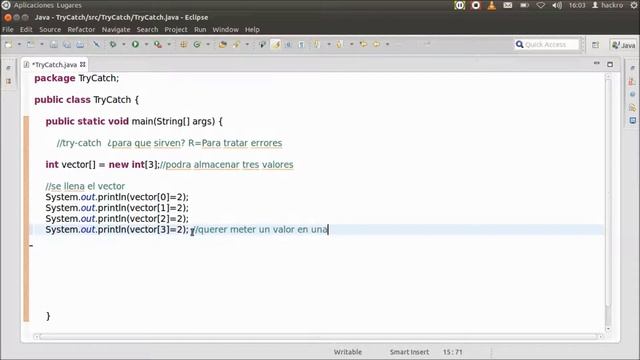 Curso de Java 22 Try and Catch смотреть онлайн