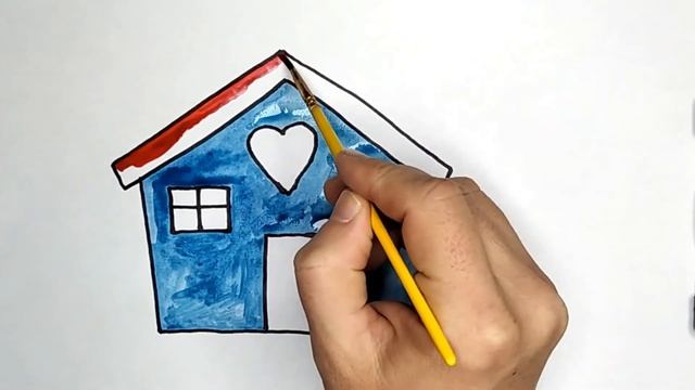 how to draw a house | как нарисовать дом смотреть онлайн