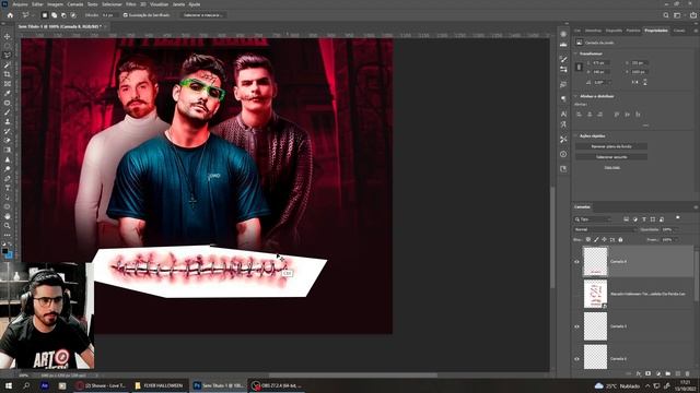 COMO FAZER FLYER HALLOWEEN NO PHOTOSHOP смотреть онлайн