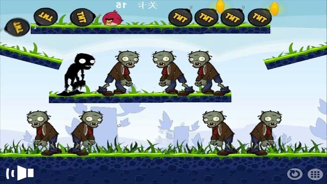 Angry Birds Fried Zombie - BURN ALL ZOMBIE BY DROPPING EXPLOSIVE TNT! смотреть онлайн