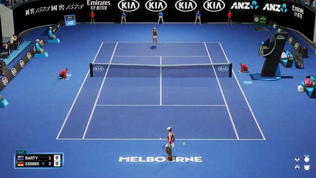 AO Tennis 2 - Ash Barty vs Angelique Kerber - PS4 Gameplay смотреть онлайн