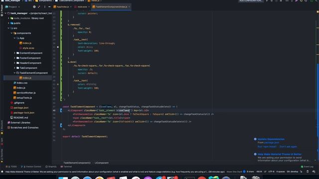 React Task Manager Part 12. Styled-components, рефакторим анимацию смотреть онлайн
