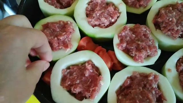 Кабачки с мясом на обед по простому Елена Халдина смотреть онлайн